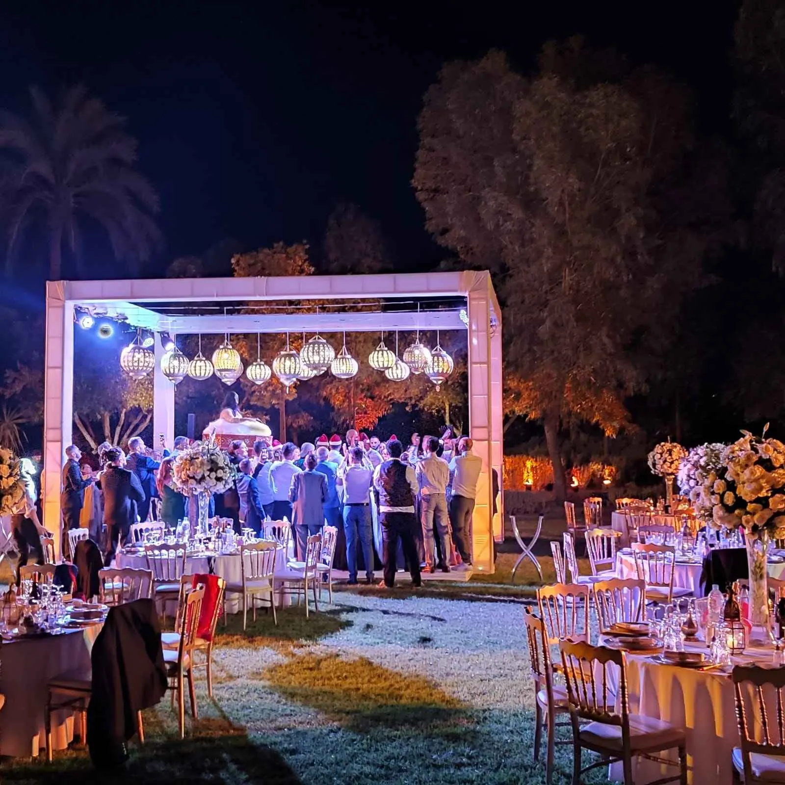 Behind the scenes luxury event production Mega Animation Events Marrakech