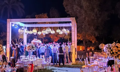 Luxury Wedding Reception & Outdoor Scenography